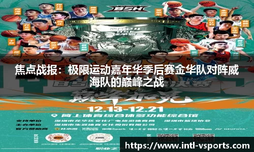 焦点战报：极限运动嘉年华季后赛金华队对阵威海队的巅峰之战